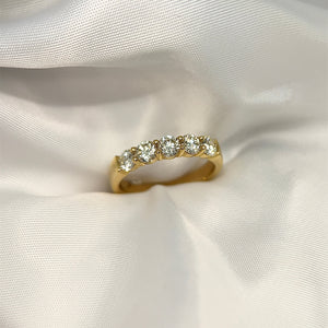 1.00ct Five Stone Diamond Ring