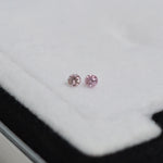 Round Argyle Pink Diamonds-Small Pink