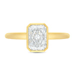 Lab grown diamond - our Radiant ring