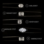 Radiant cut diamond - 5.10ct loose Diamond