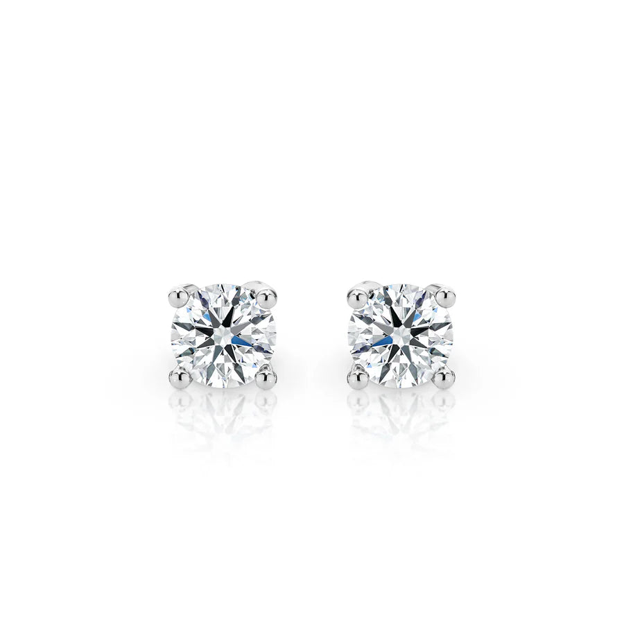 Classic Diamond Studs 18ct white gold