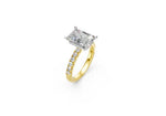 Lab grown diamond -Radiant ring