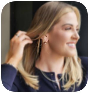 The Celeste Drops -Classic Diamond Drops with a twist.