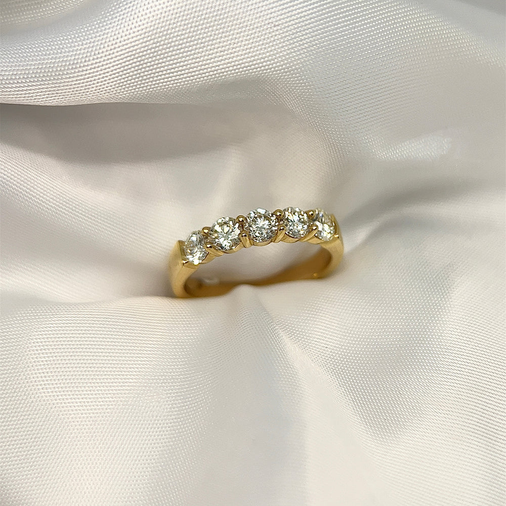1.00ct Five Stone Diamond Ring