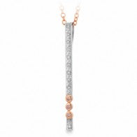 
            
                Load image into Gallery viewer, Pink Argyle Diamond Bar Drop Pendant
            
        