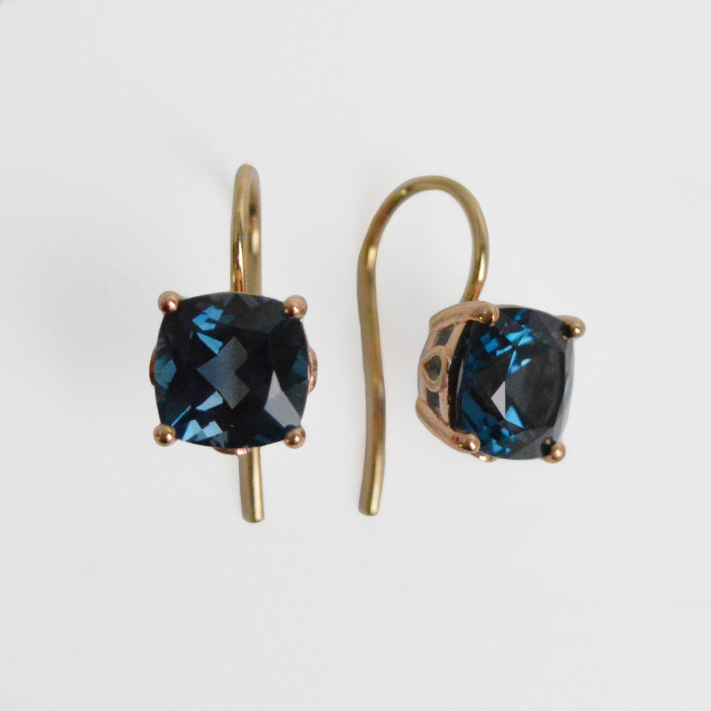 London Blue Topaz Drop Earrings