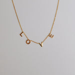 LOVE Pendant in 9ct Yellow Gold
