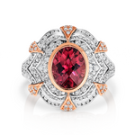 Tourmaline and Diamond Dress Ring