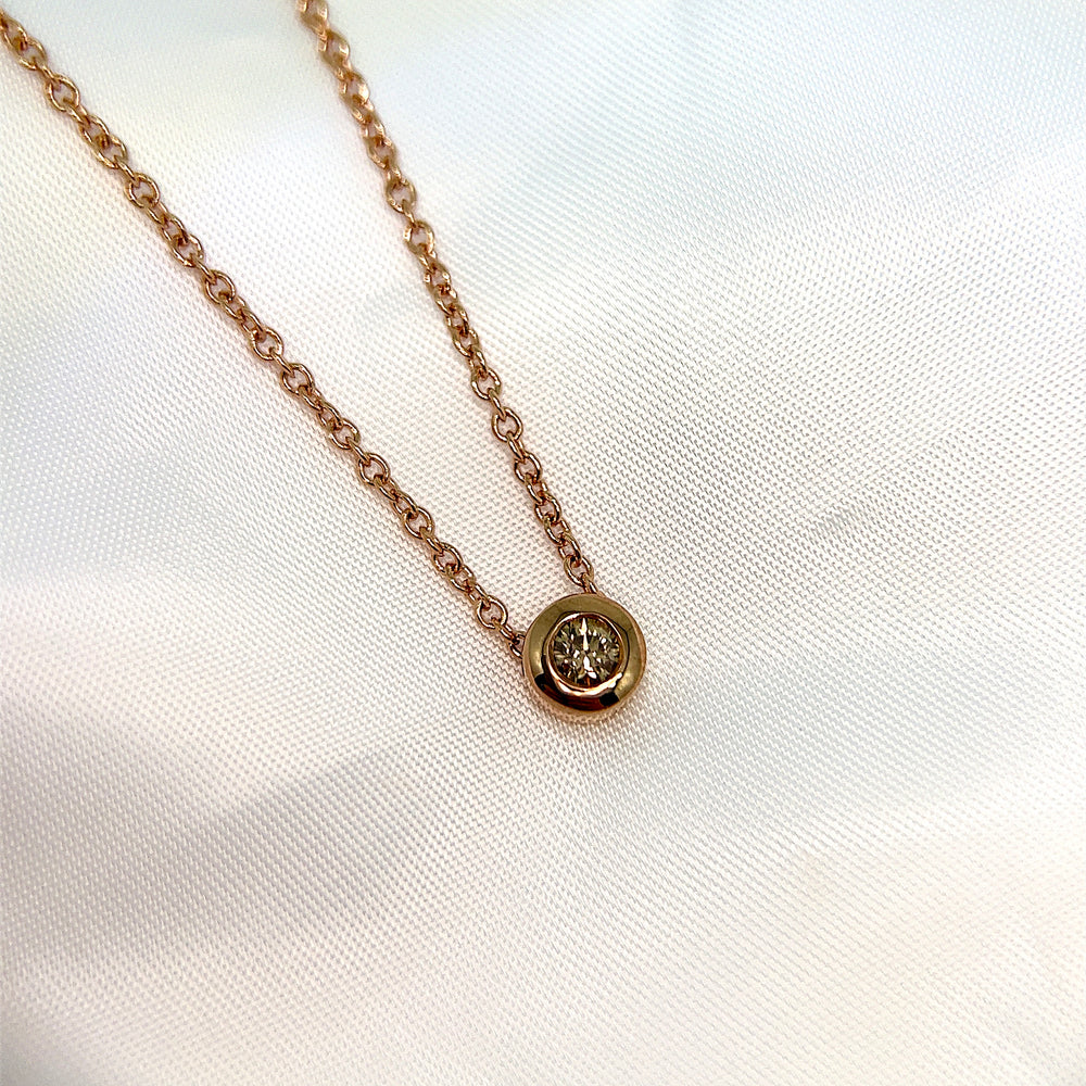 Argyle Champagne Diamond Slider Pendant