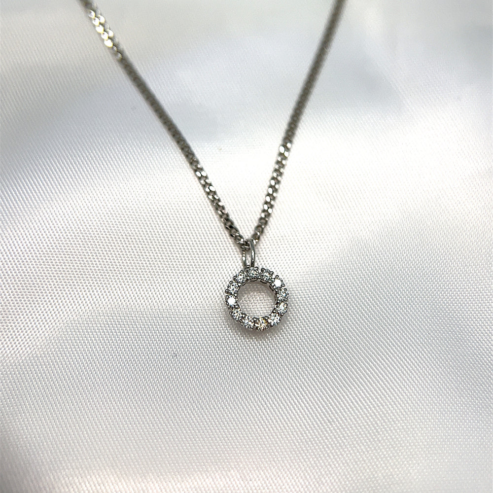 Diamond Circle Pendant