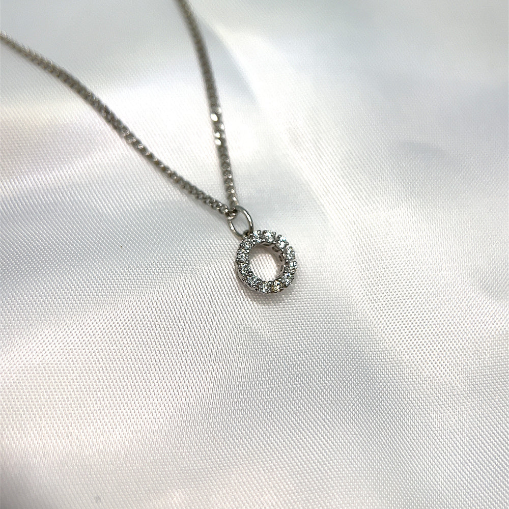 Diamond Circle Pendant