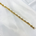 Yellow Gold Anchor Link Bracelet