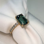 Tourmaline and Diamond Dress Ring.
