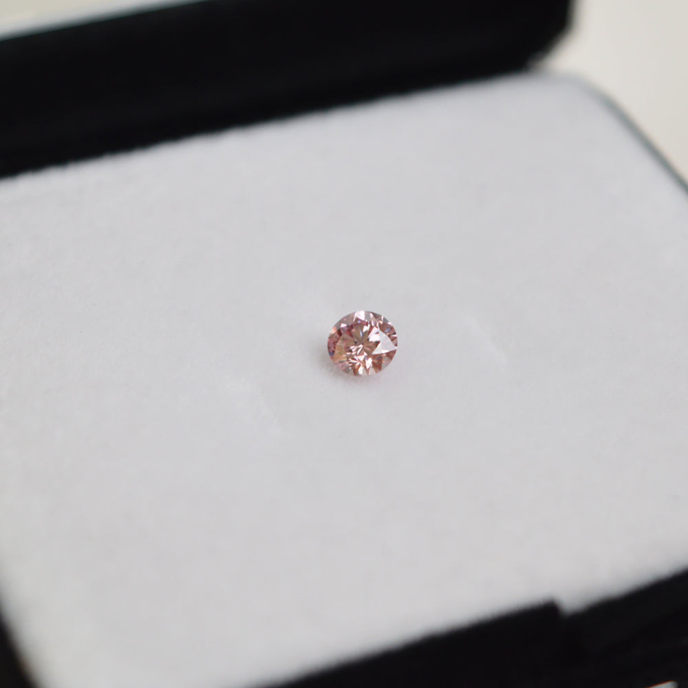 0.21ct Round Argyle Pink Diamond