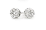 0.25ct Cluster Diamond Studs