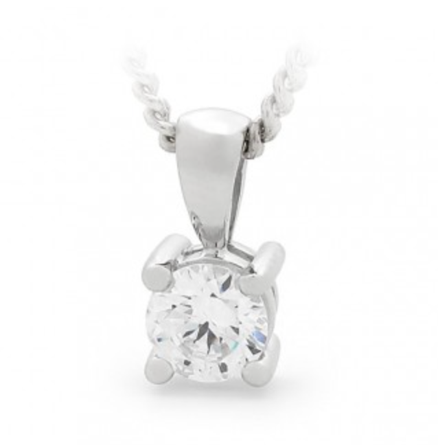 0.18ct Classic Diamond Pendant