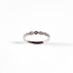 Vintage Inspired Wedding Band in 9ct White Gold